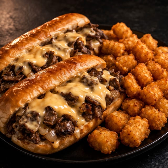 Tuesday Special-2 medium subs and Fries or Tots.
