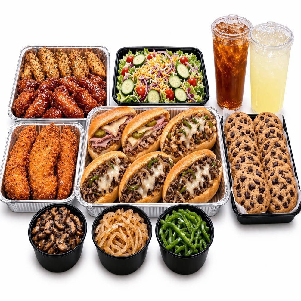 Each party package feeds up to 10.
