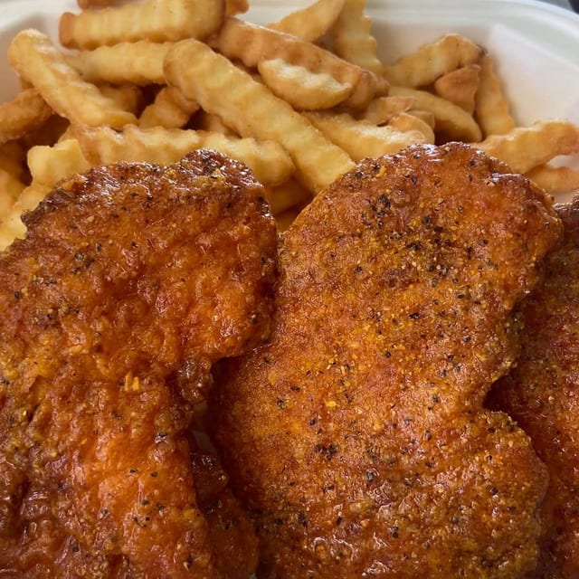 Kids Chicken Finger Platter.